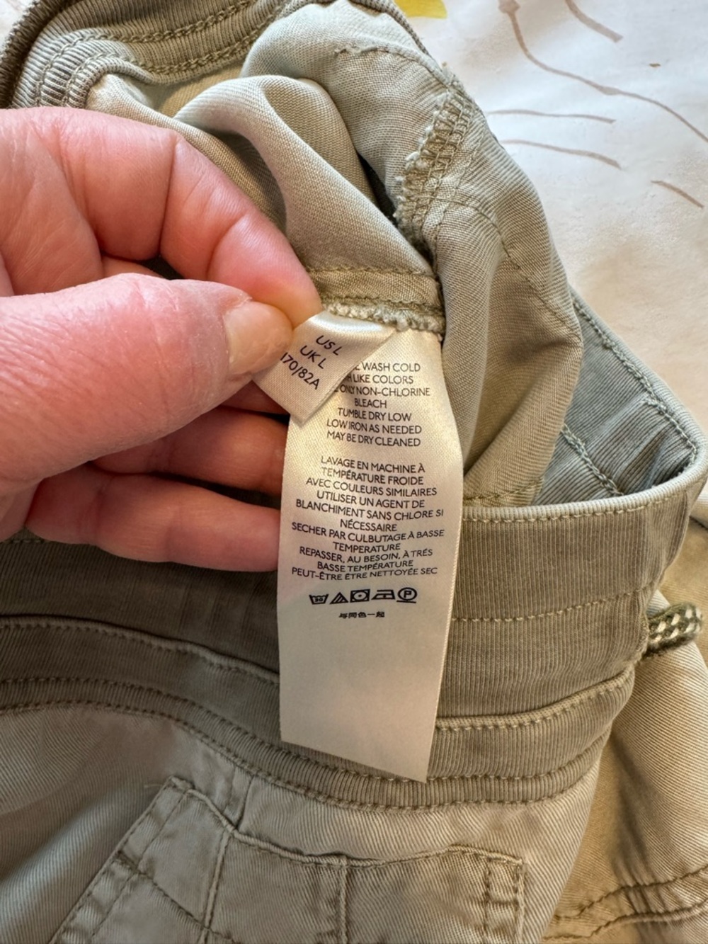 Anthropologie Olive/Taupe Women’s Drawstring Joggers - Picture 4 of 8